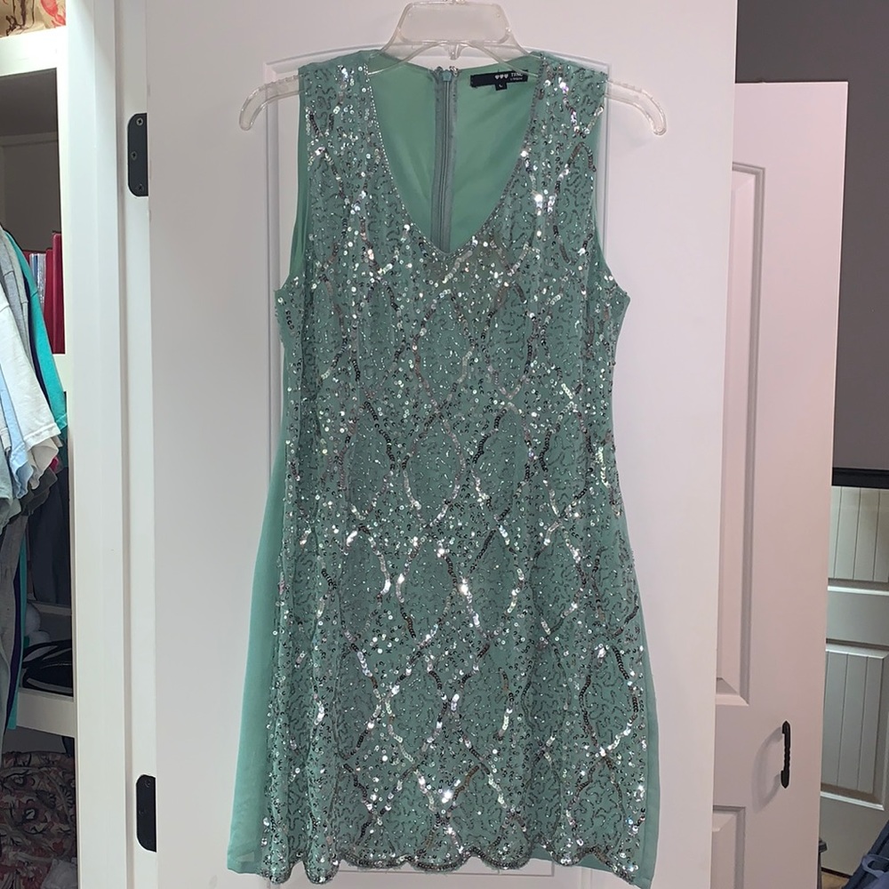 Metallic Cocktail Dress